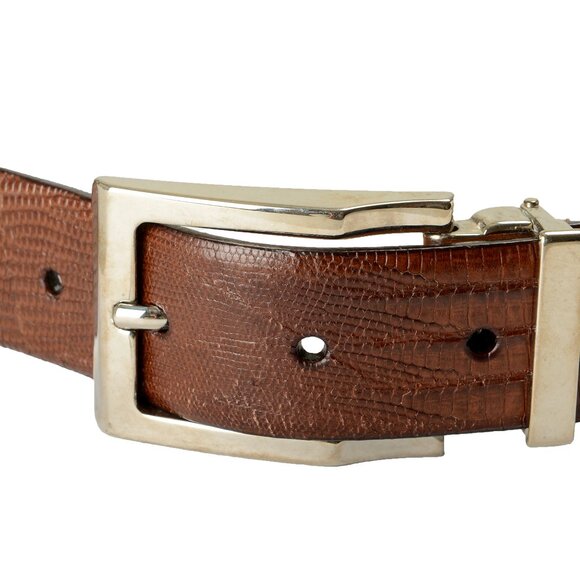 Dolce & Gabbana Men\'s Genuine Tegu Lizard leather Belt US 44 IT 110 main image 5